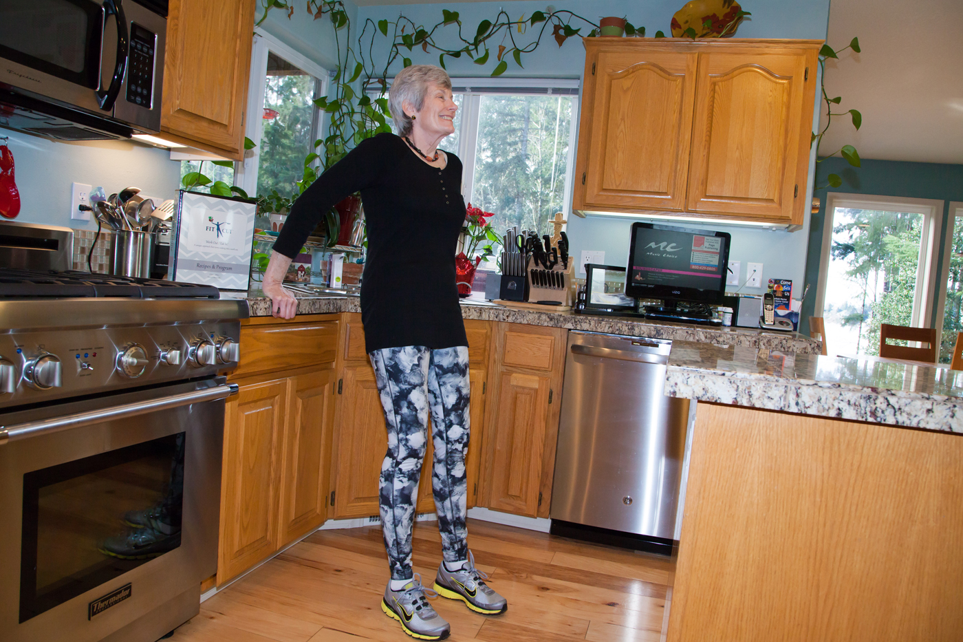 Nancy L - FIT CUI exercising