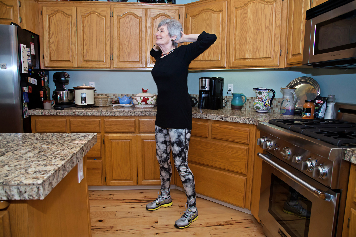 Nancy L - FIT CUI exercising