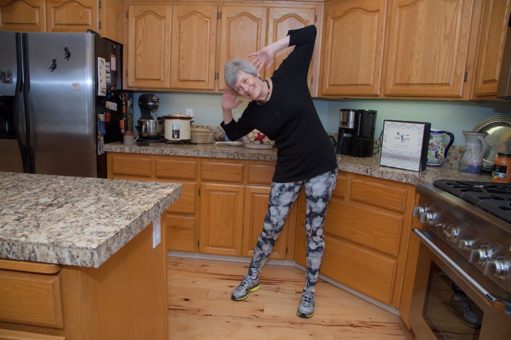 Nancy L - FIT CUI exercising