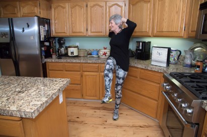 Nancy L - FIT CUI exercising